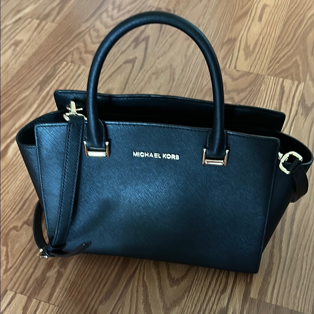 Michael Kors Black Satchel Bag